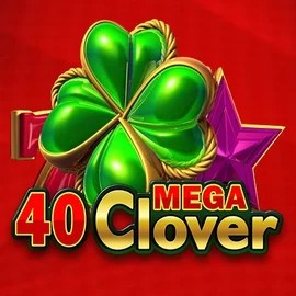 40 Mega Clover slot logo by Amusnet Interactive at Slot Heart Casino40 Mega Clover