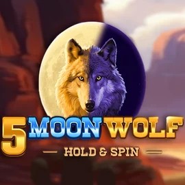5 Moon Wolf slot logo by Apparat Gaming at Slot Heart Casino5 Moon Wolf