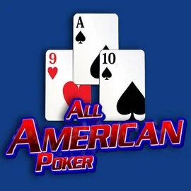 Logo of All American Poker from RTG (Reel Time Gaming) at Slot Heart Casino