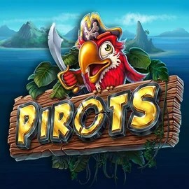 Pirots slot logo by ELK Studios at Slot Heart CasinoPirots