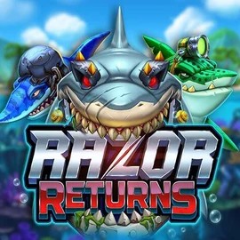 Razor Returns slot logo by Push Gaming at Slot Heart CasinoRazor Returns